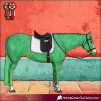 Horse Color:Watercolor Liver Chestnut 