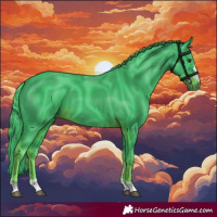 Horse Color:Watercolor Liver Chestnut 