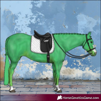 Horse Color:Watercolor Liver Chestnut 