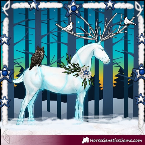 Horse Color:Thunderstruck Cremello Splash