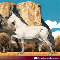 Horse Color:Amber Cream Champagne 