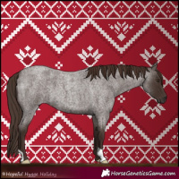 Horse Color:Liver Red Roan 