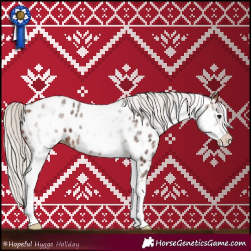 Horse Color:White Spotted Silver Brown Appaloosa 