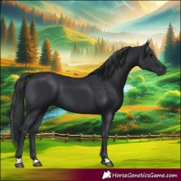 Horse Color:Black 
