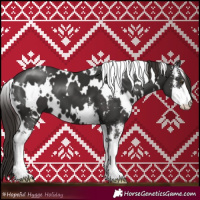Horse Color:White Spotted Liver Chestnut Sabino