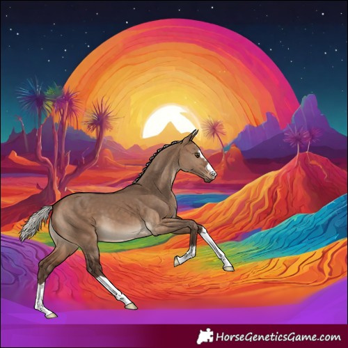 Horse Color:Silver Brown Dun 