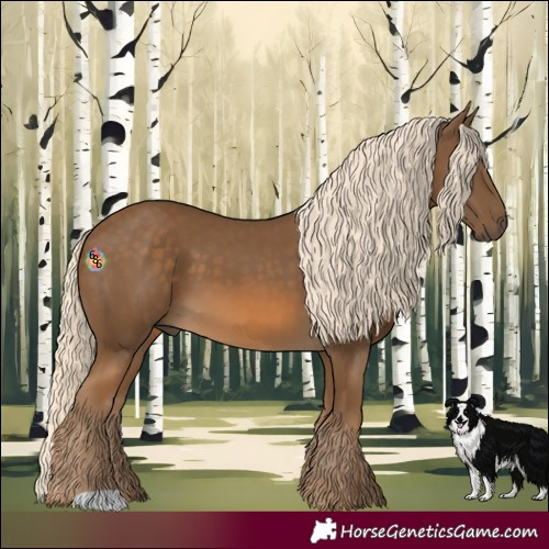 Horse Color:Chocolate Palomino 