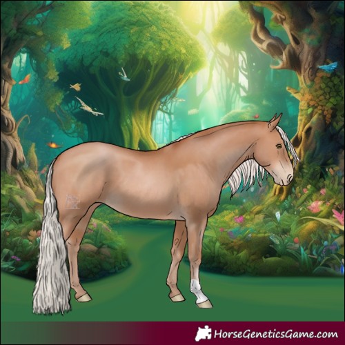 Horse Color:Silver Brown Pearl 