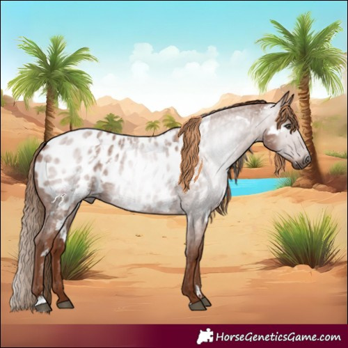 Horse Color:Gray White Spotted Red Roan Appaloosa 