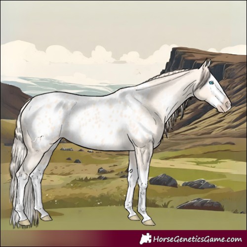 Horse Color:Perlino Splash Blanket 