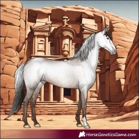 Horse Color:Gray Sable Champagne 