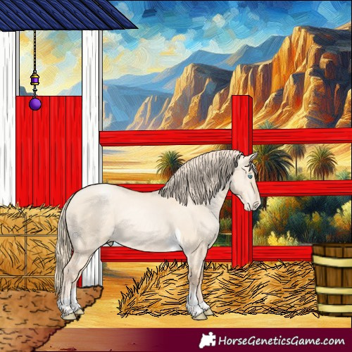 Horse Color:Gold Champagne Pearl Dun Tobiano 