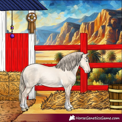 Horse Color:Gold Champagne Pearl Dun Tobiano 