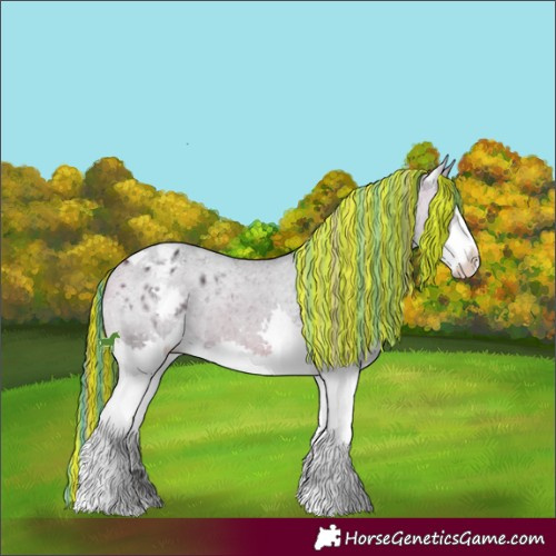 Horse Color:Painted White Spotted Bay Splash Varnish 