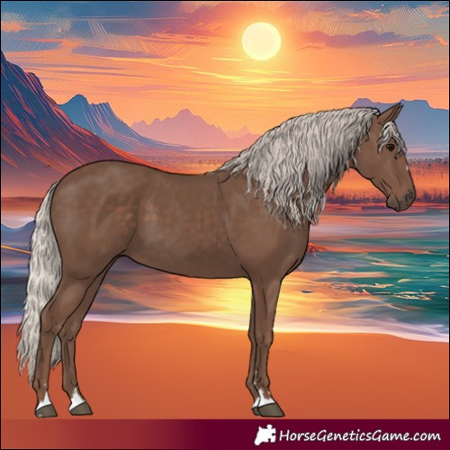 Horse Color:Silver Black 