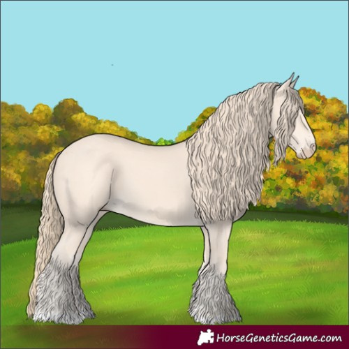 Horse Color:Perlino
