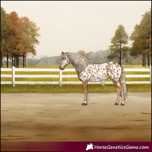 Horse Color:Gray Palomino Near Leopard 