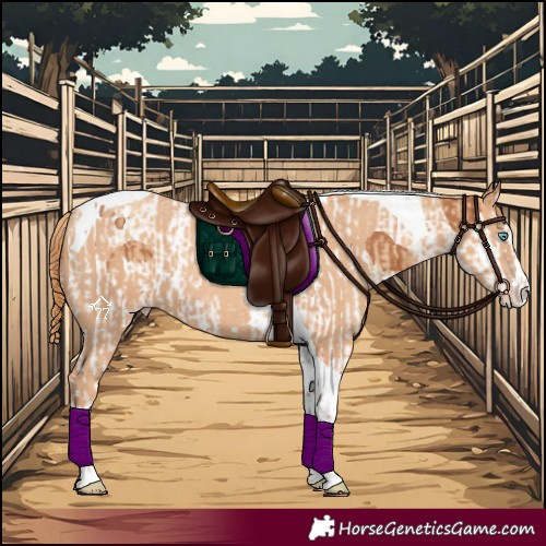 Horse Color:Chestnut Splash Tobiano and Gold Champagne Splash Tobiano