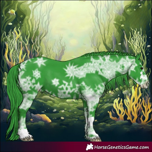 Horse Color:Watercolor Black Ice 