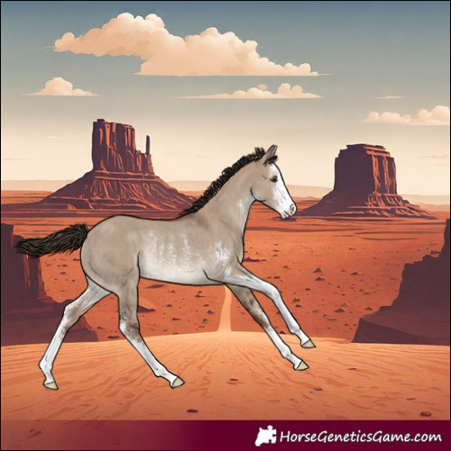 Horse Color:Liver Red Dun Sabino Rabicano 