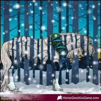 Horse Color:Silver Smoky Blue Roan