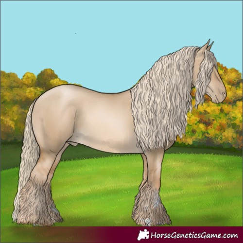 Horse Color:Chocolate Palomino Pearl Dun
