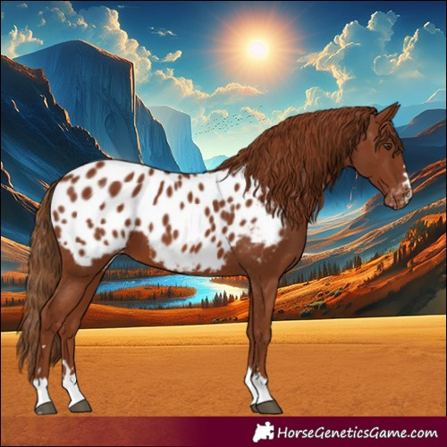 Horse Color:Chestnut Blanket 