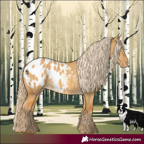Horse Color:Palomino Dun Appaloosa