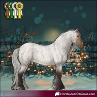 Horse Color:Powder White Silver Brown Roan Dun