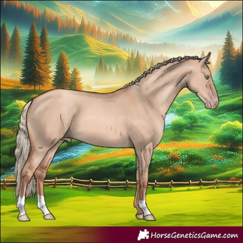 Horse Color:Gold Champagne Dun 