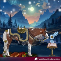 Horse Color:Silver Brown Sabino Tobiano Rabicano 