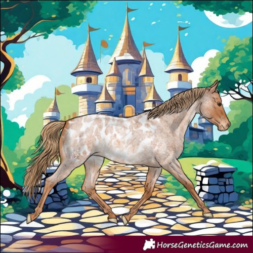 Horse Color:Red Roan Appaloosa 