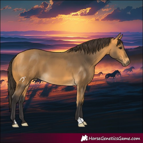 Horse Color:Buckskin 