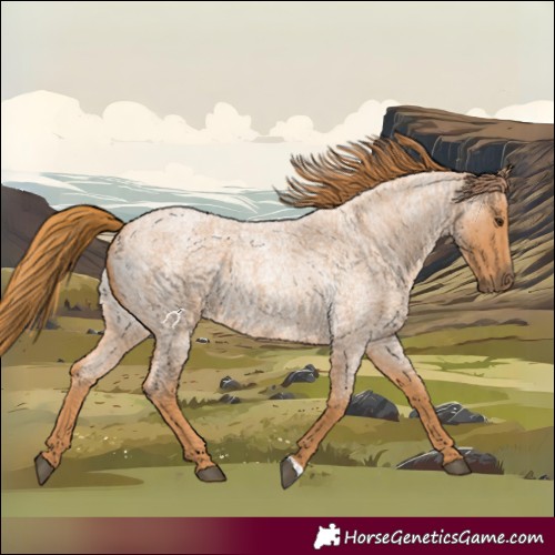 Horse Color:Red Roan 