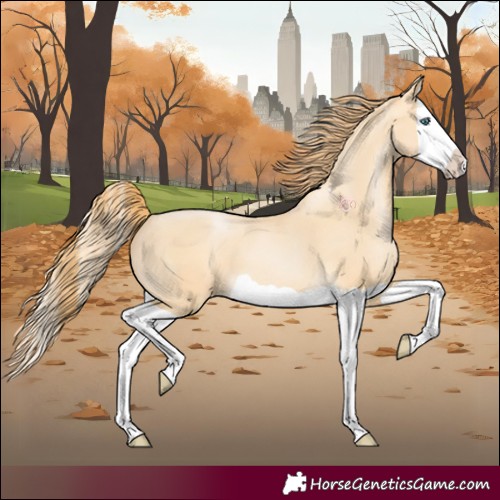 Horse Color:Buckskin Pearl Splash 
