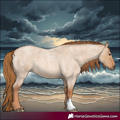Horse Color:Red Dun Roan 