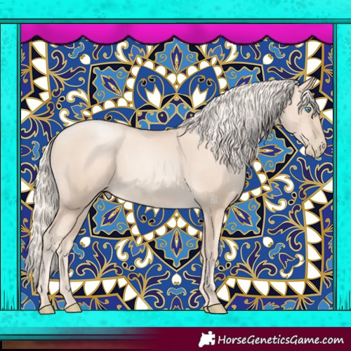 Horse Color:Gold Cream Champagne Pearl 