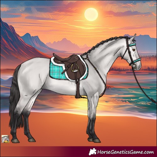 Horse Color:Platinum Buckskin Dun
