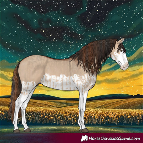 Horse Color:Red Dun Splash and Bay Dun Splash