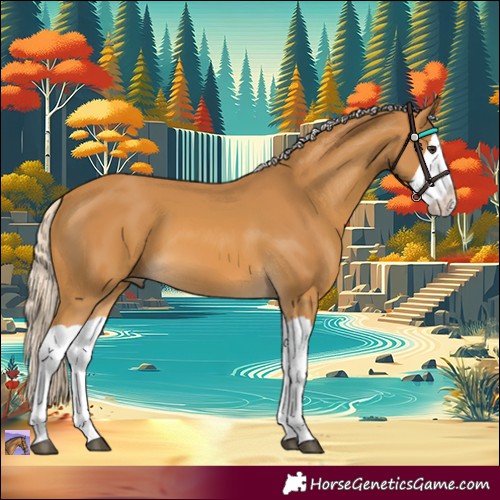 Horse Color:Palomino Splash 