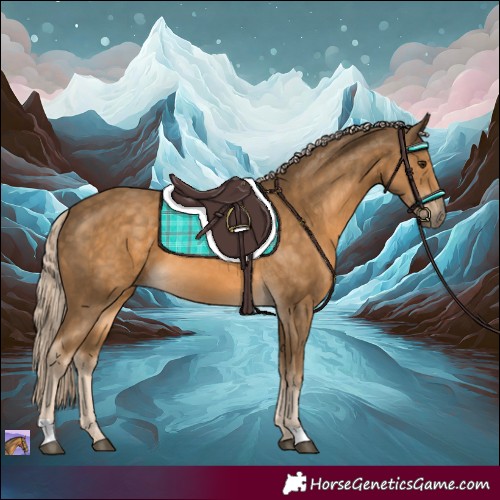 Horse Color:Chocolate Palomino 