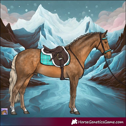 Horse Color:Chocolate Palomino 