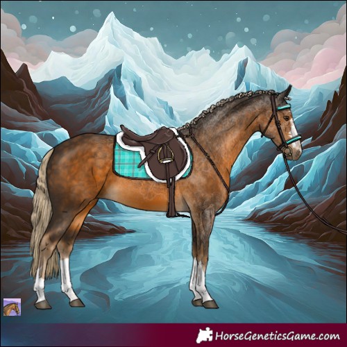 Horse Color:Chocolate Palomino 