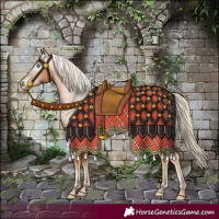 Horse Color:Gray Palomino Pearl