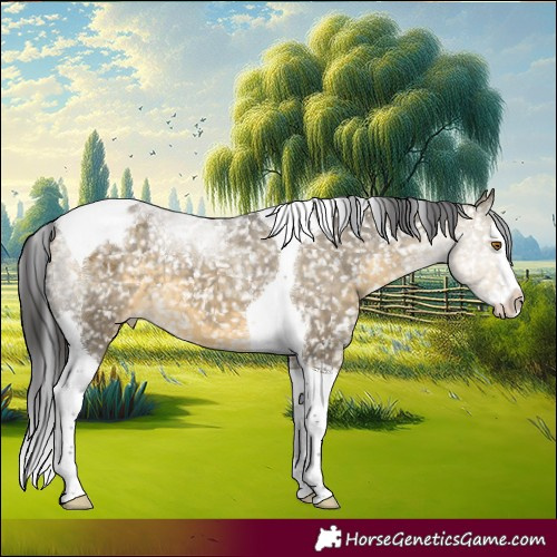 Horse Color:Buckskin Dun Splash Tobiano Appaloosa 