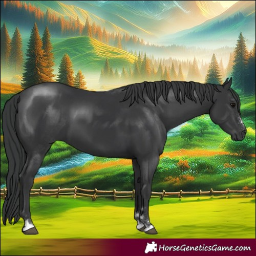 Horse Color:Black 