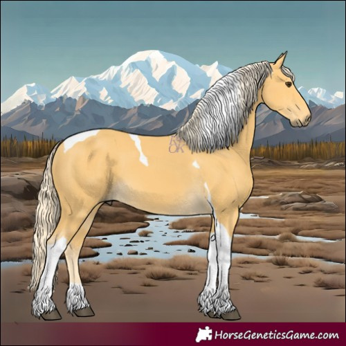 Horse Color:Palomino Tobiano 