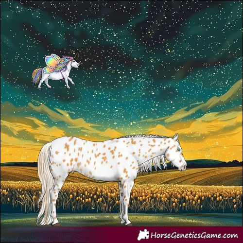 Horse Color:Powder White Palomino Dun Sabino Appaloosa Rabicano 