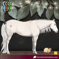 Horse Color:Silver Smoky Creme Dun