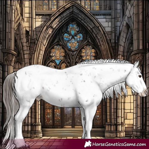 Horse Color:Liver Chestnut Sabino Splash Snowflake Varnish